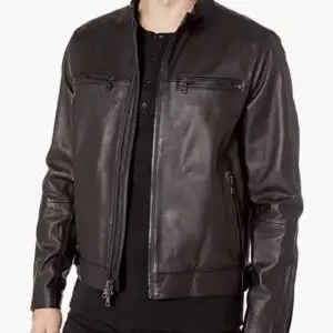 Performance Streetwear Leather Jacket