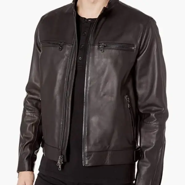 Performance Streetwear Leather Jacket