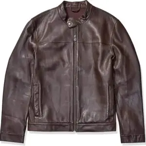 Classic Brown Moto Jacket