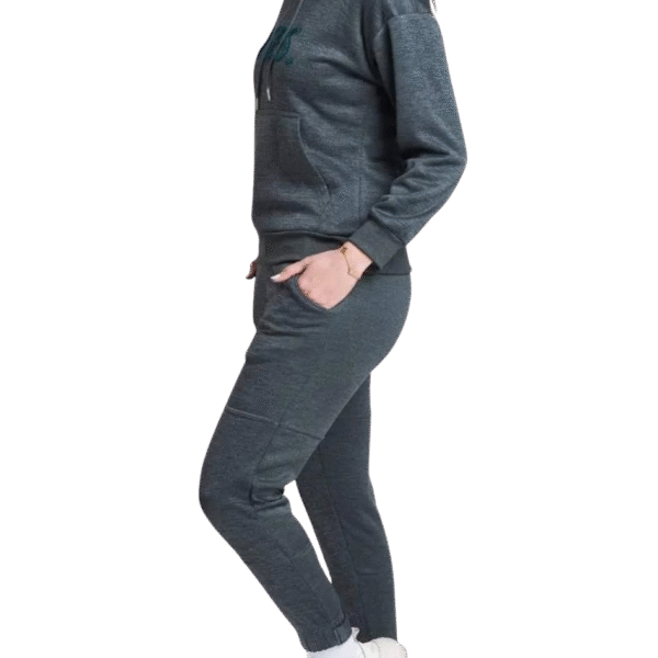 Charcoal Fleece Tracksuit - Image 5