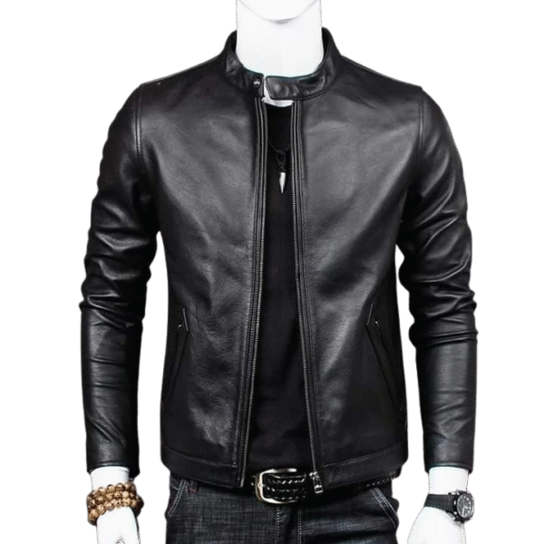 Sleek Moto Minimalist Jacket