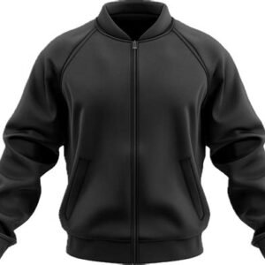 Plain Zip‑Up Track Jacket